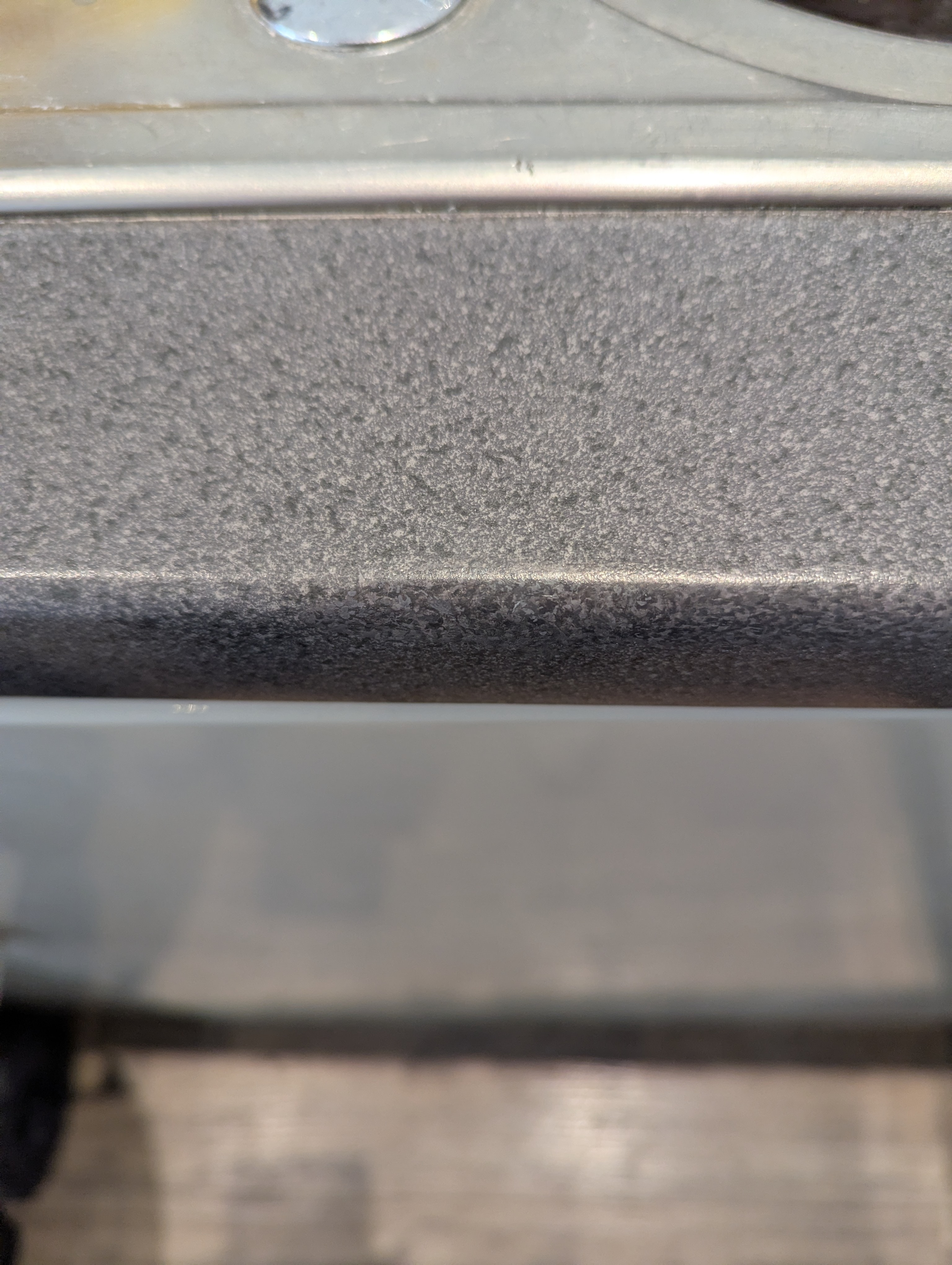 Damaged worktop edge repair
